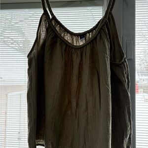 Old Navy Olive Camisole Top